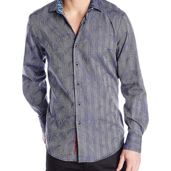 $228 ROBERT GRAHAM L PINAL PEAK LONG SLEEVE CLASSIC FIT SPORT SHIRT NAVY, PREPPY - Picture 1 of 15